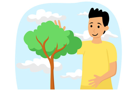 Earth Day Flat Illustrationのイラスト素材