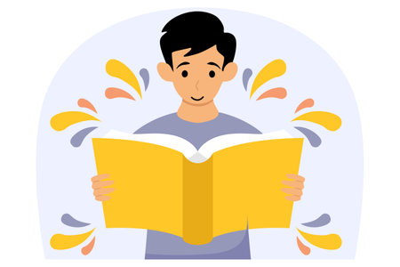 World Book Day Flat Designのイラスト素材