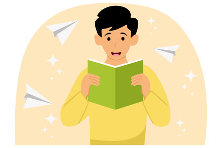 World Book Day Flat Designのイラスト素材
