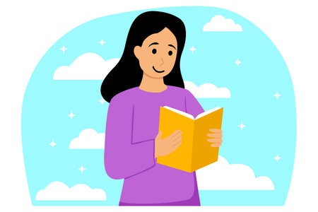 World Book Day Flat Designのイラスト素材