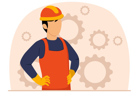 Labour Day Flat Design
