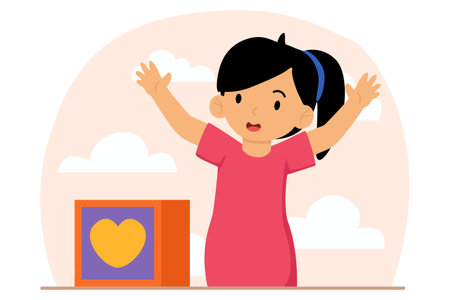 Children's Day Flat Designのイラスト素材