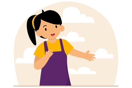 Children's Day Flat Designのイラスト素材