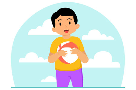 Children's Day Flat Designのイラスト素材