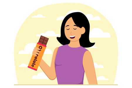 World Chocolate Day Flat Designのイラスト素材