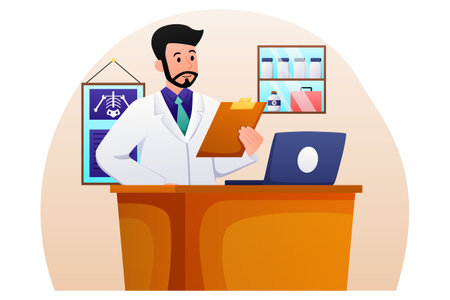 Medical and Healthcare Flat Designのイラスト素材