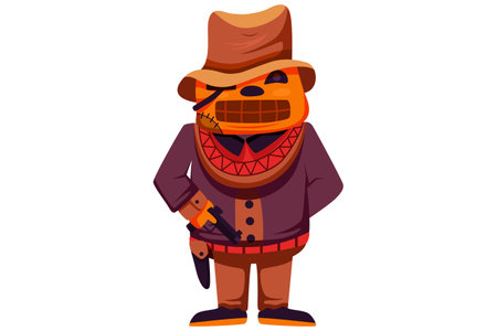 Halloween Monster Characterのイラスト素材