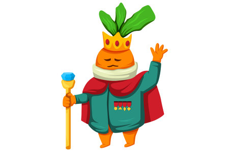 Kingdom of Cute Carrot Characterのイラスト素材