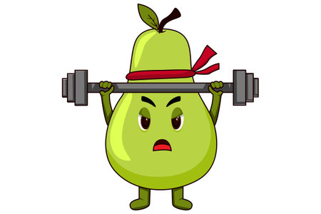 Cute Fruits Characterのイラスト素材