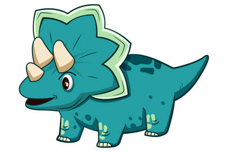 Cute Dinosaur Characterのイラスト素材