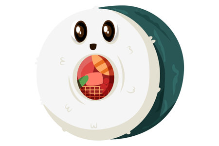 Cute Sushi Characterのイラスト素材