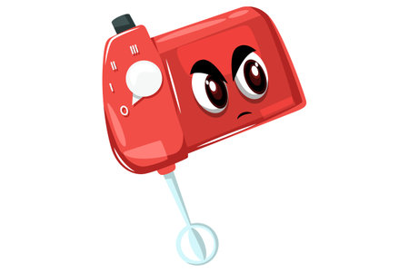 Cute Kitchen Appliances Character Illustrationのイラスト素材