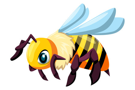 Cute Bee Characterのイラスト素材
