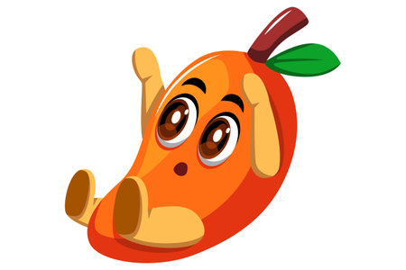 Cute Mango Characterのイラスト素材
