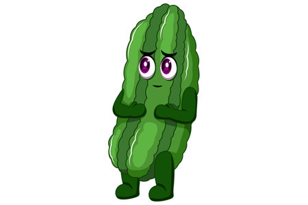 Cute Vegetable Characterのイラスト素材