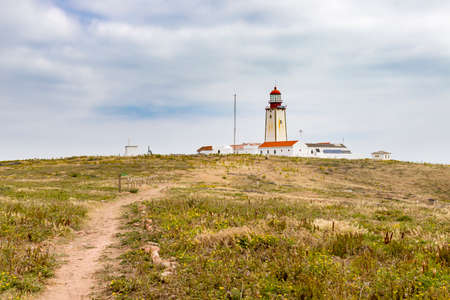 lengas Islands, Portugal - May 21, 2018: Lighthouse on top of the Berlengas nature reserveのeditorial素材