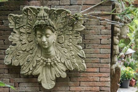 Buddha faceの写真素材