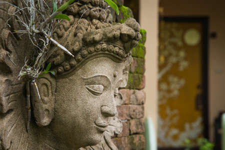 Buddha faceの写真素材