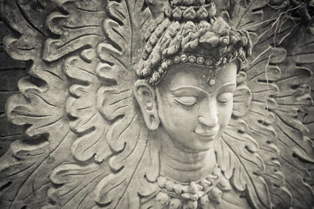 Buddha faceの写真素材