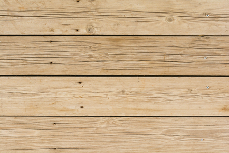 wall pattern of wooden boards with screwsの写真素材