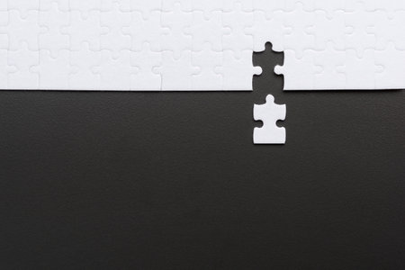 Last piece of the puzzleの写真素材