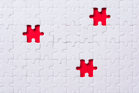 Last pieces of the puzzleの写真素材