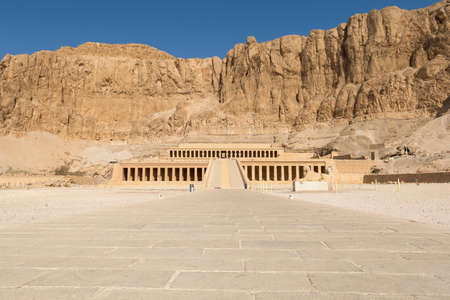Mortuary temple of queen Hatshepsut in ancient Thebes, Luxor, Egypt