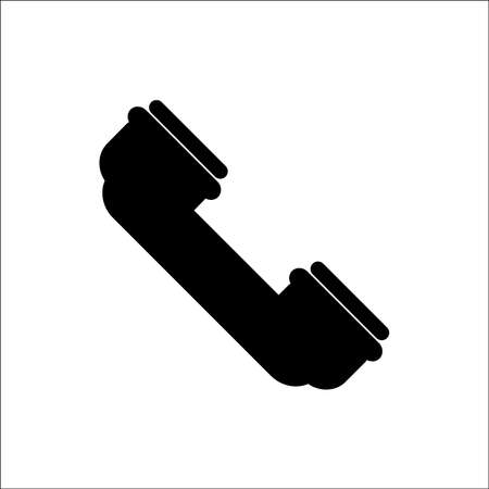 Classic handset. Vector icon.のイラスト素材