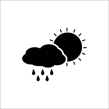 Weather forecast.Weather icon.のイラスト素材