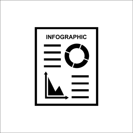 Infographic vector icon.のイラスト素材