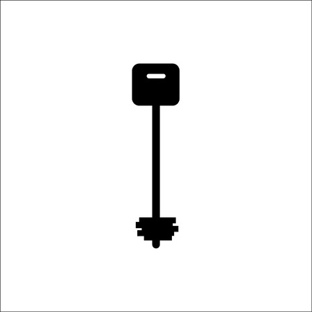 Key to the door .Vector icon.のイラスト素材