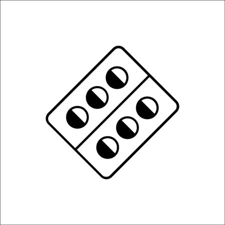 medical pills. vector icon.のイラスト素材