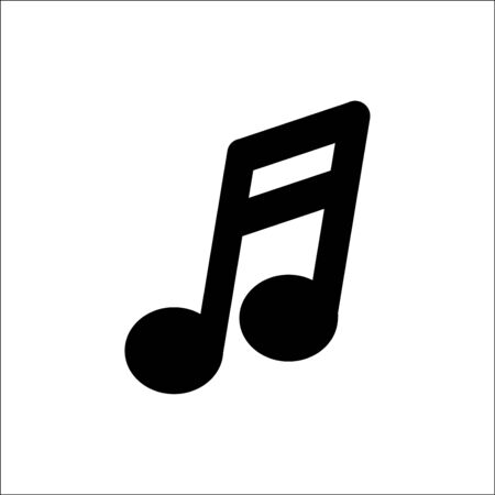 Musical note icon.Vector.のイラスト素材
