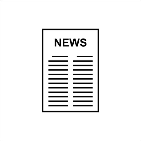 News.newspaper icon.のイラスト素材