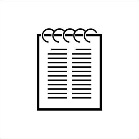 notebook. vector icon.のイラスト素材