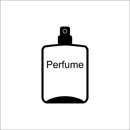 With a bottle of perfume .Vector.のイラスト素材