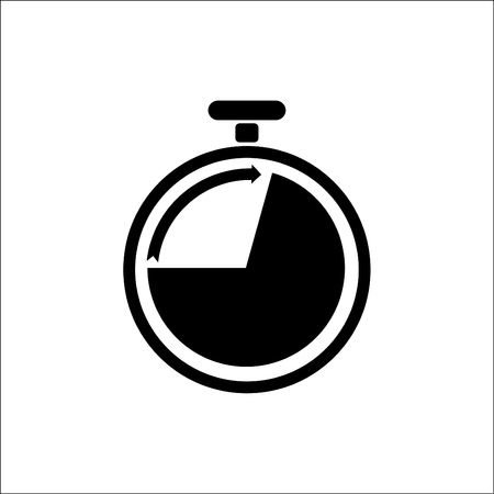 Stopwatch icon vector.のイラスト素材