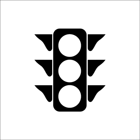 The traffic light icon.のイラスト素材
