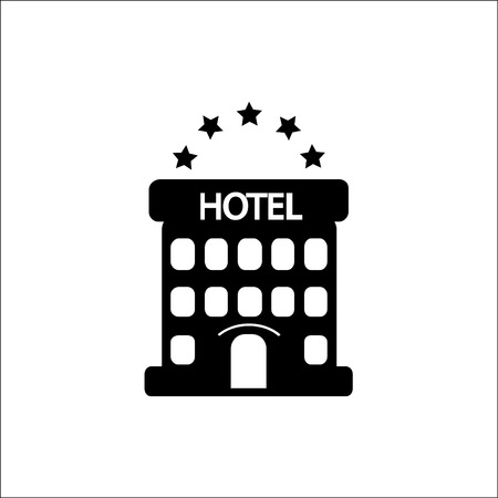 five-star hotel. vector icon.のイラスト素材
