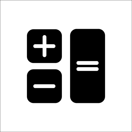 Button calculator.Vector icon.のイラスト素材