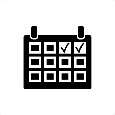 Calendar vector icon.のイラスト素材