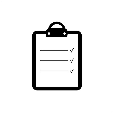 Check List Icon.Medical prescription icon vector.のイラスト素材