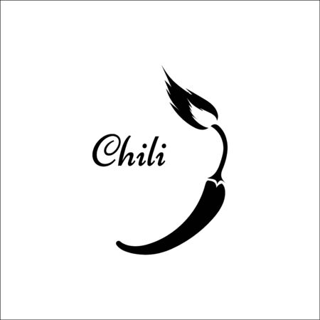 Chili.
Vector - chili pepper symbol.のイラスト素材
