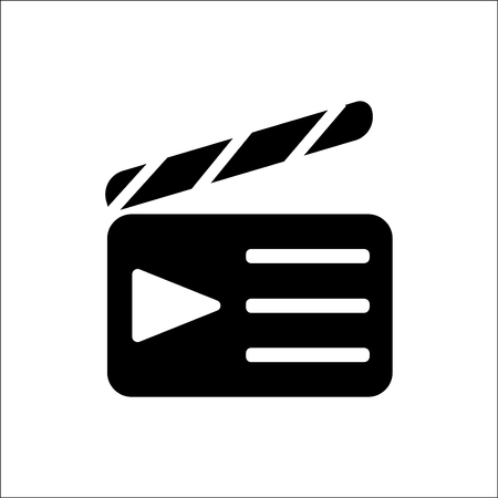 Clapper for movie.Vector icon.のイラスト素材