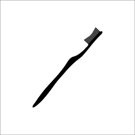 Classic toothbrush .Vector.のイラスト素材