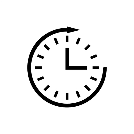 Clock icon.のイラスト素材