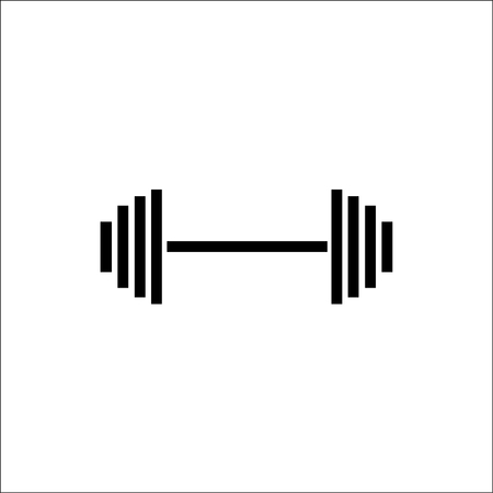 Dumbbell vector icon.のイラスト素材
