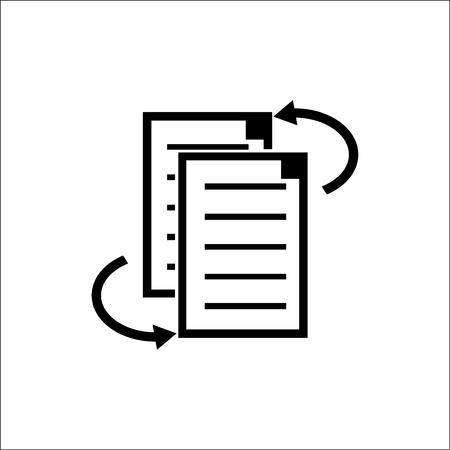 File clipboard.file sharing.Vector icon.のイラスト素材