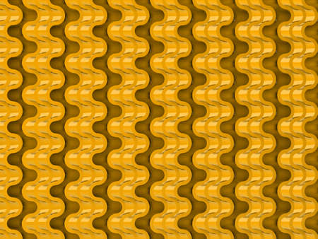 Golden Wavy scales pattern useful as background or texture