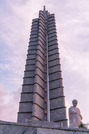 Monument to Jose Marti in Havana. Captured in spring 2018, Cubaのeditorial素材
